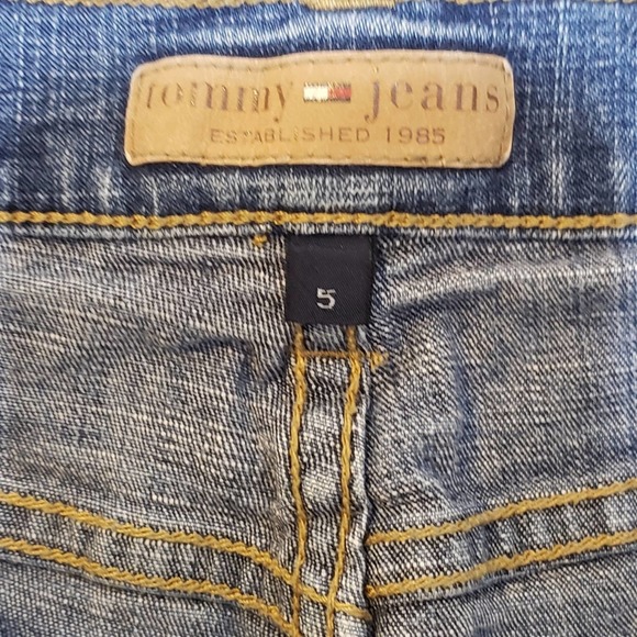 Tommy Jeans Medium Wash Wide Leg Mid-rise VTG 5 - Picture 7 of 8